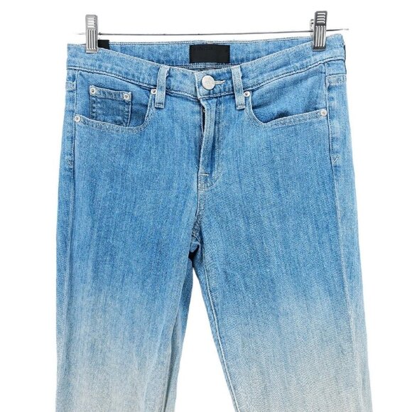 Vince Mason Relaxed Rolled Jeans in Hombre Wash Ombre Size 25 - Picture 2 of 10